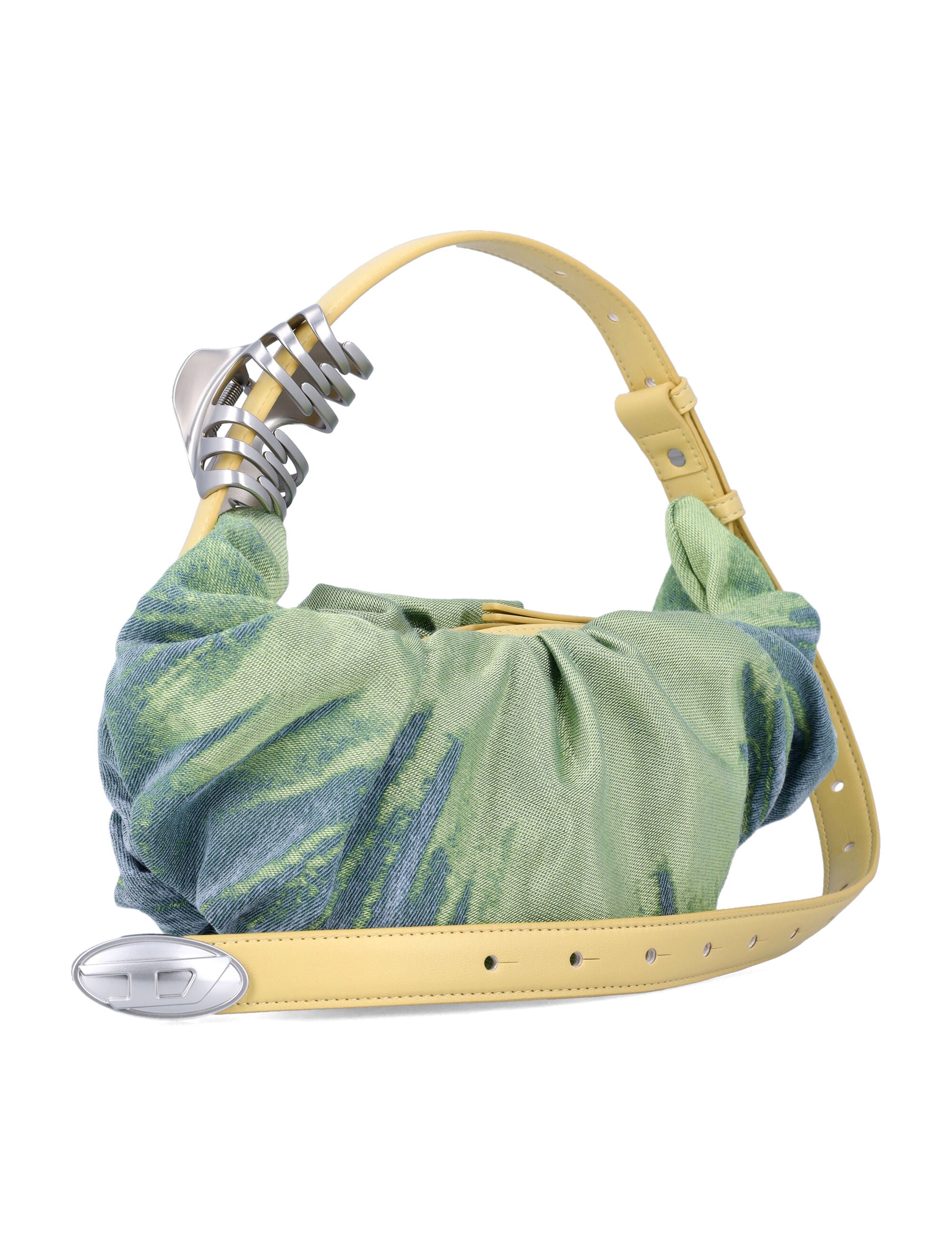 Diesel Grab-D Hobo S shoulder bag Green Mix Cotton