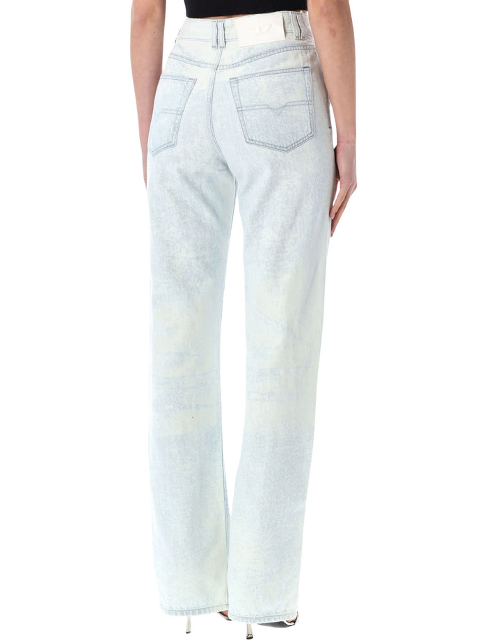 Diesel 1971 D-Sent regular satin jeans Light Blue Cotton