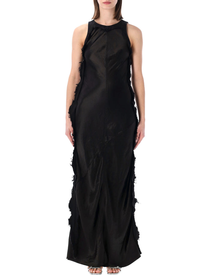 Haikure Toto Satin Long Dress Carbon Acetate Inserts