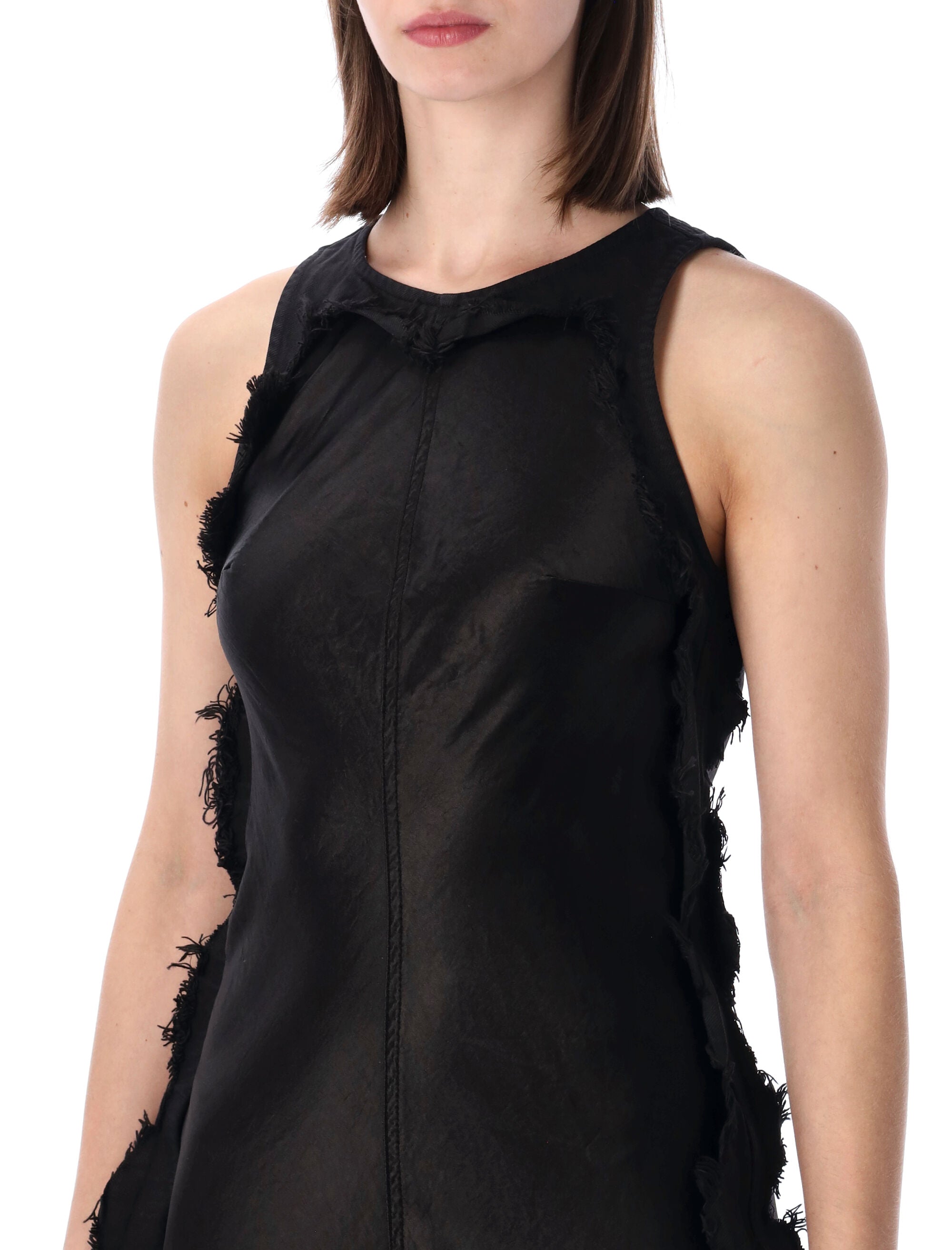 Haikure Toto Satin Long Dress Carbon Acetate Inserts