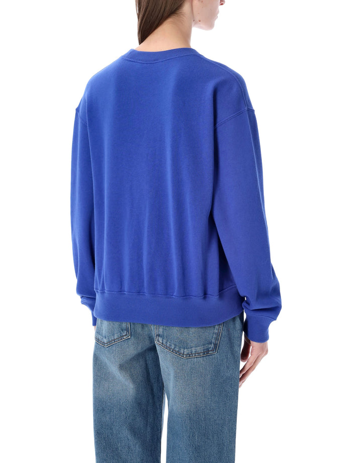 Polo Ralph Lauren Printed Bear Sweatshirt Gala Blue Cotton