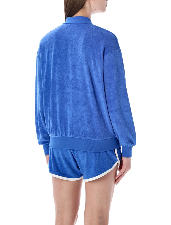 Polo Ralph Lauren Long-Sleeve Terry Shirt Gala Blue Cotton Sweatshirt