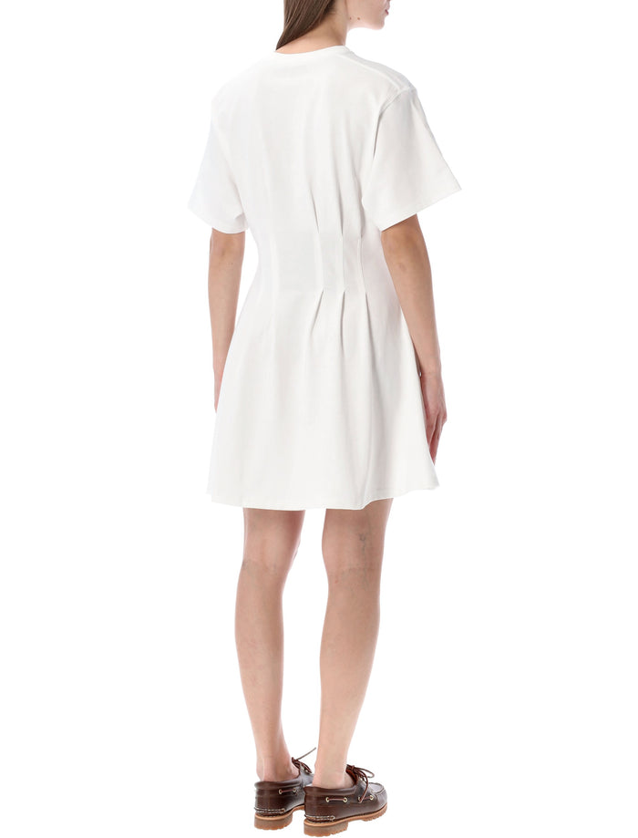 Polo Ralph Lauren Shaped Jersey Dress White Cotton