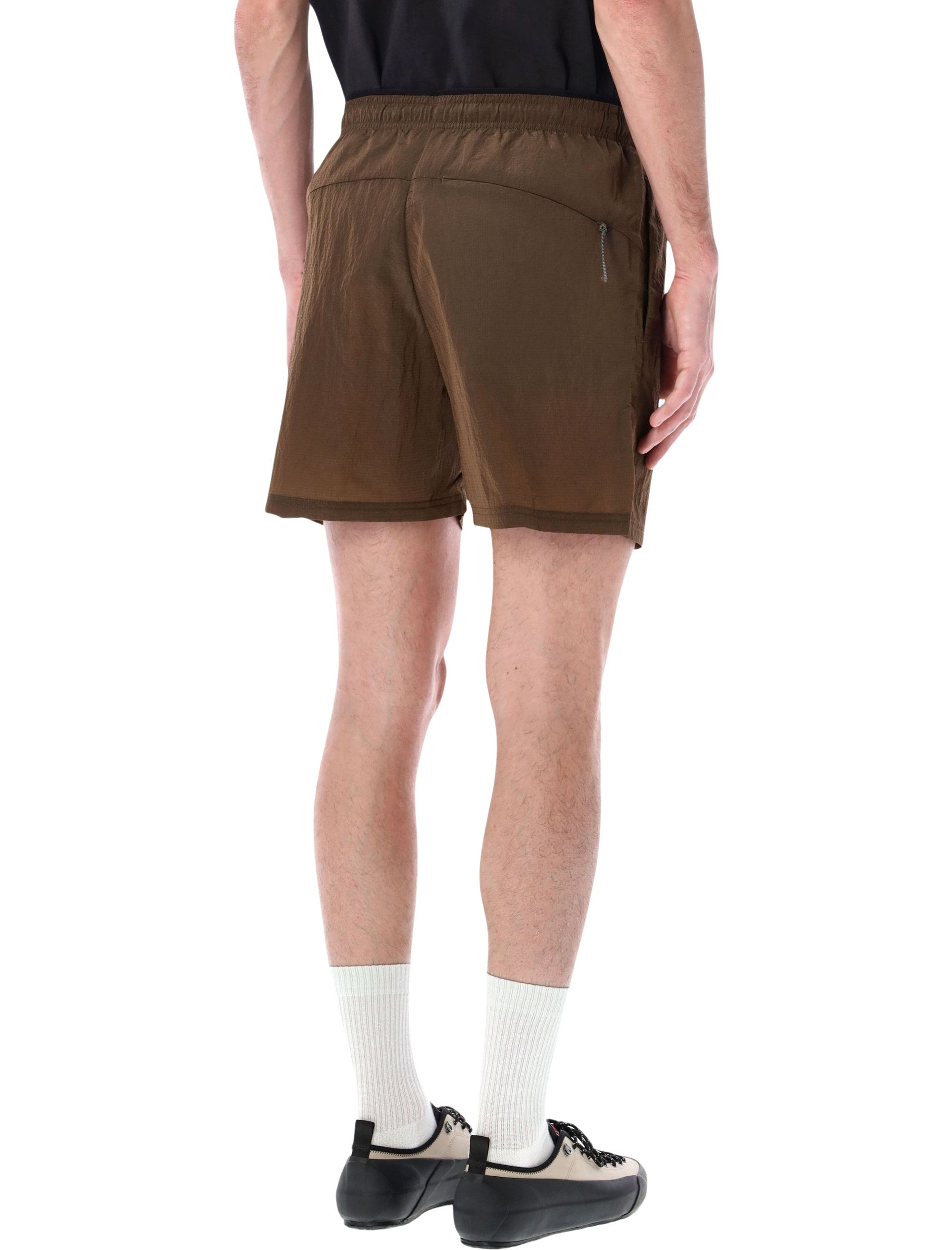 ROA Helder 5-Inch quick-dry shorts Brown Polyester