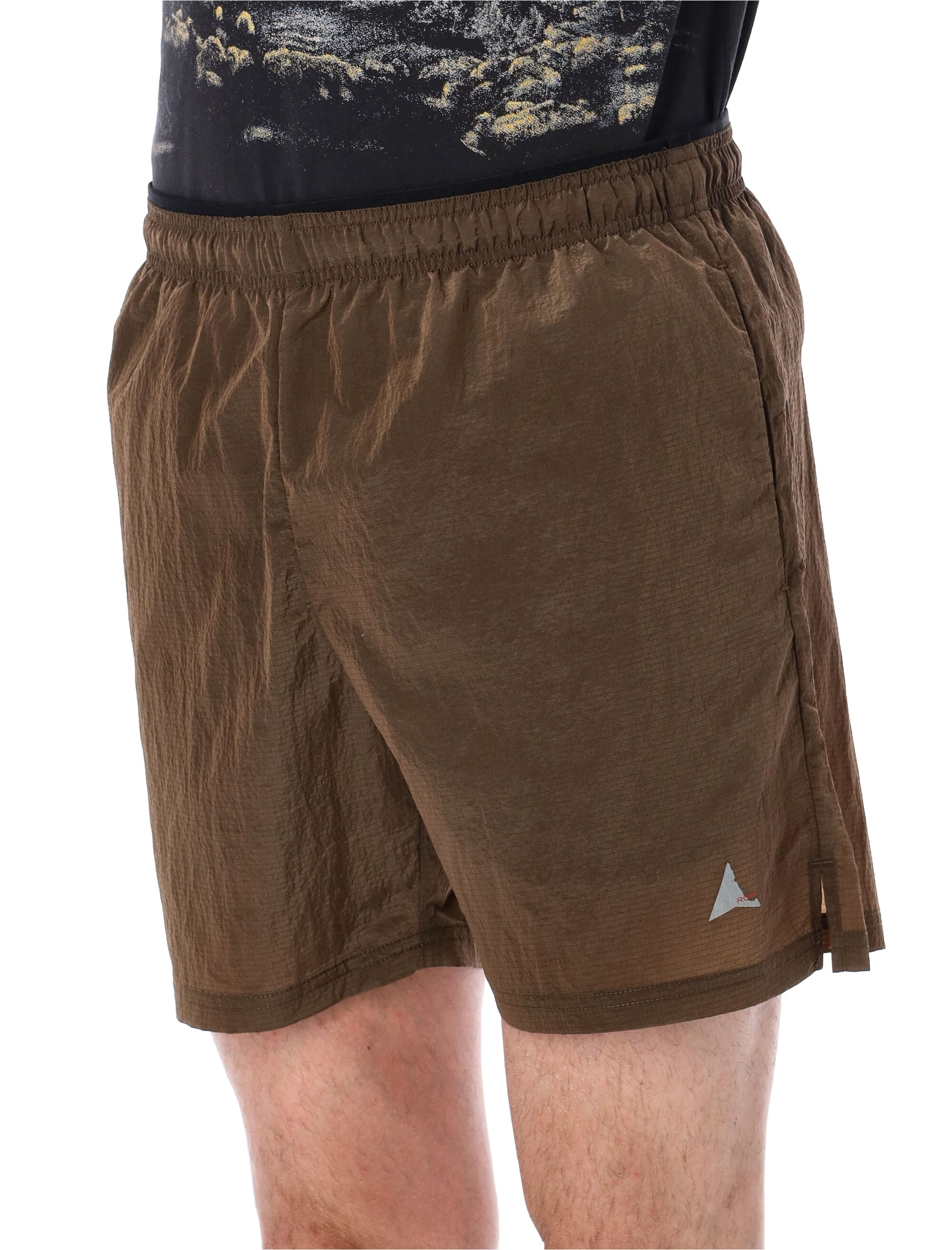 ROA Helder 5-Inch quick-dry shorts Brown Polyester