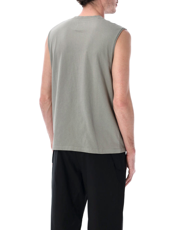 ROA Warmth sleeveless organic cotton Tee Grey T-shirt