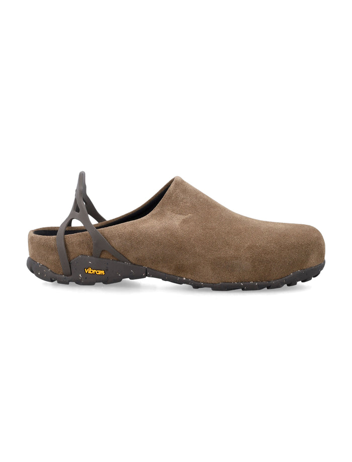 Roa Fedaia Taupe Suede Clog Upper Mules