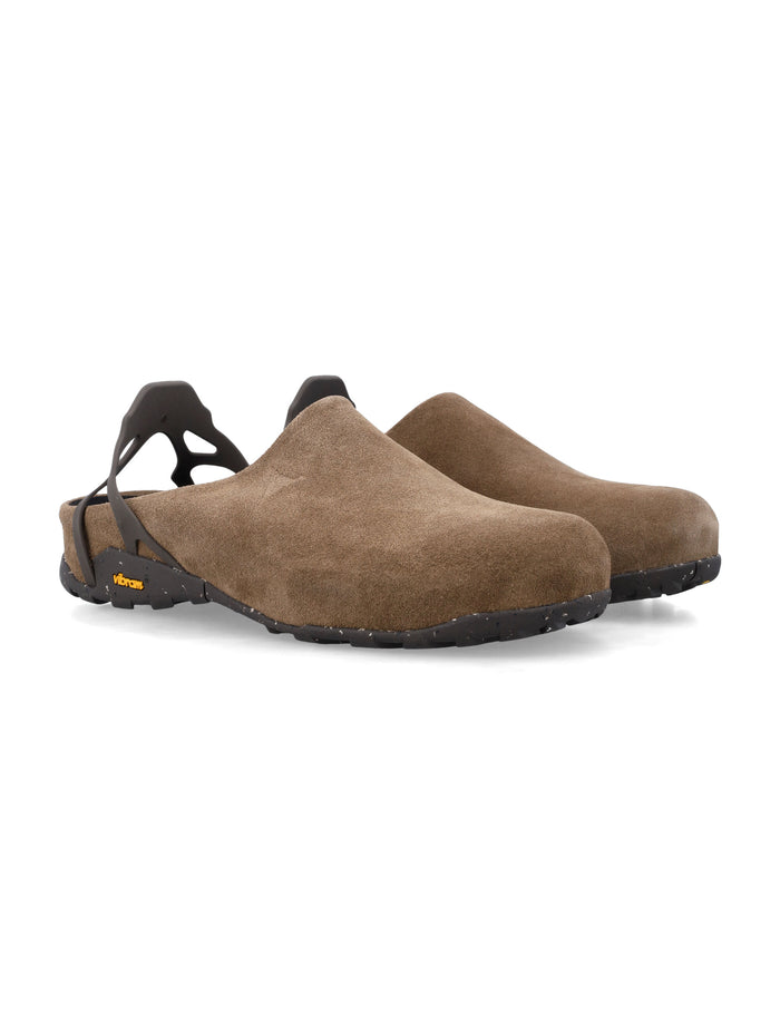 Roa Fedaia Taupe Suede Clog Upper Mules