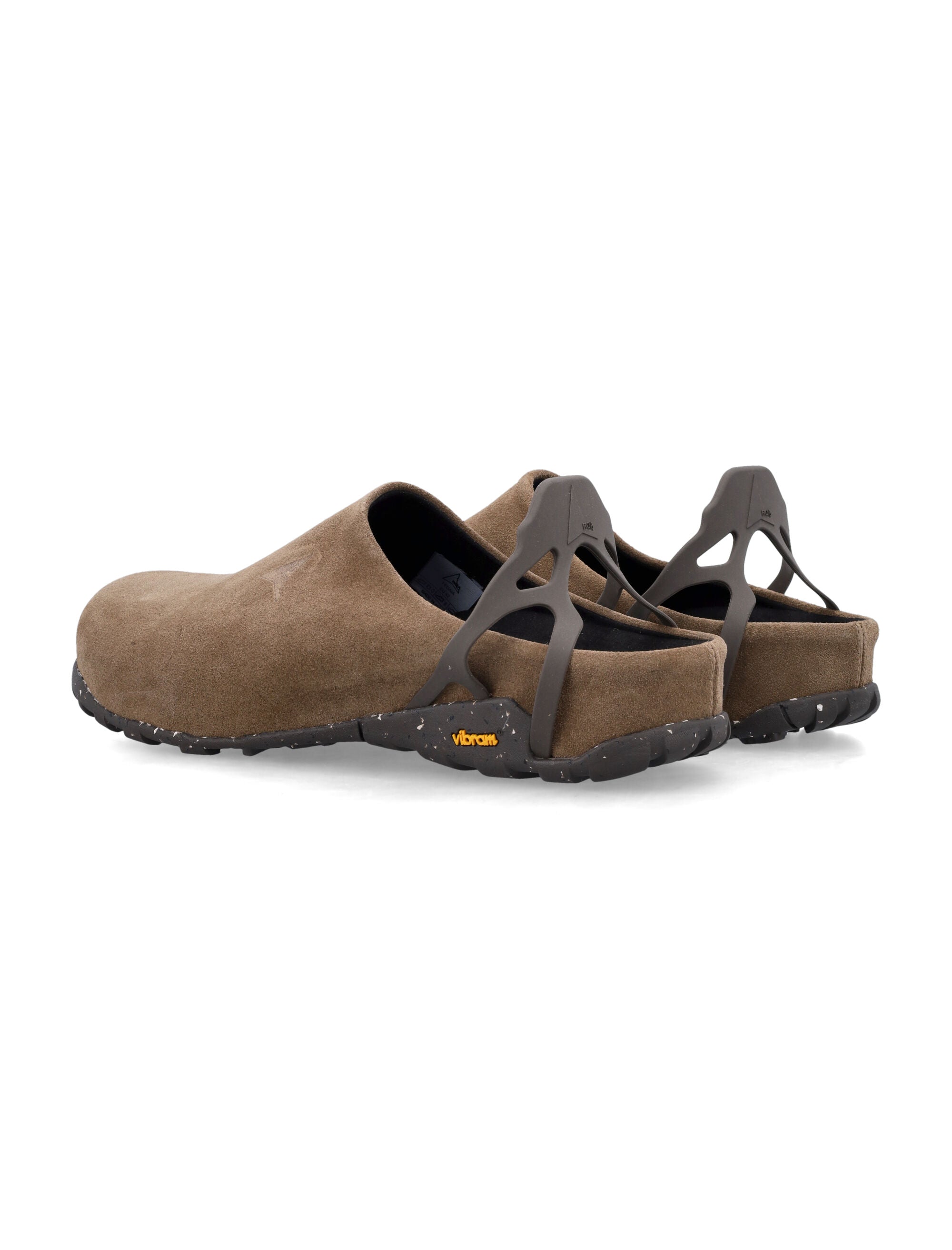Roa Fedaia Taupe Suede Clog Upper Mules