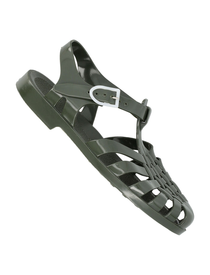 Méduse Sun Womans Sandals Kaki Pvc