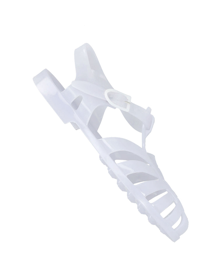 Méduse Sun Womans Sandals Translu White Pvc