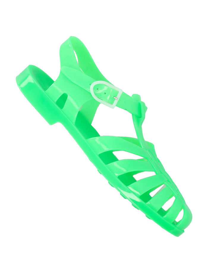 Méduse Sun Womans Sandals Green Fluo Pvc
