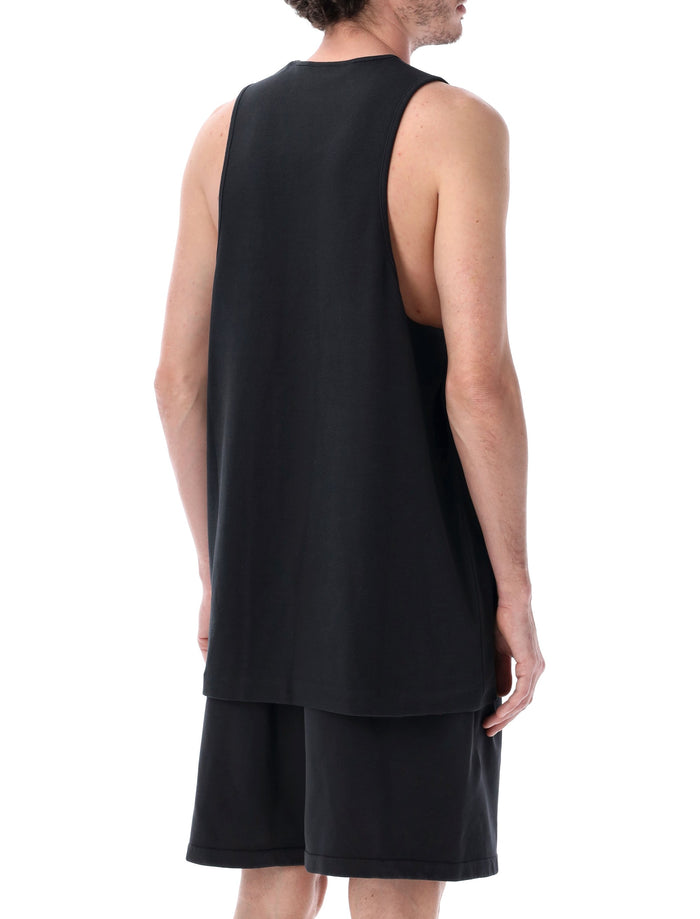 Essentials Fear Of God Black Ribbed Tank Top Vintage Cotton