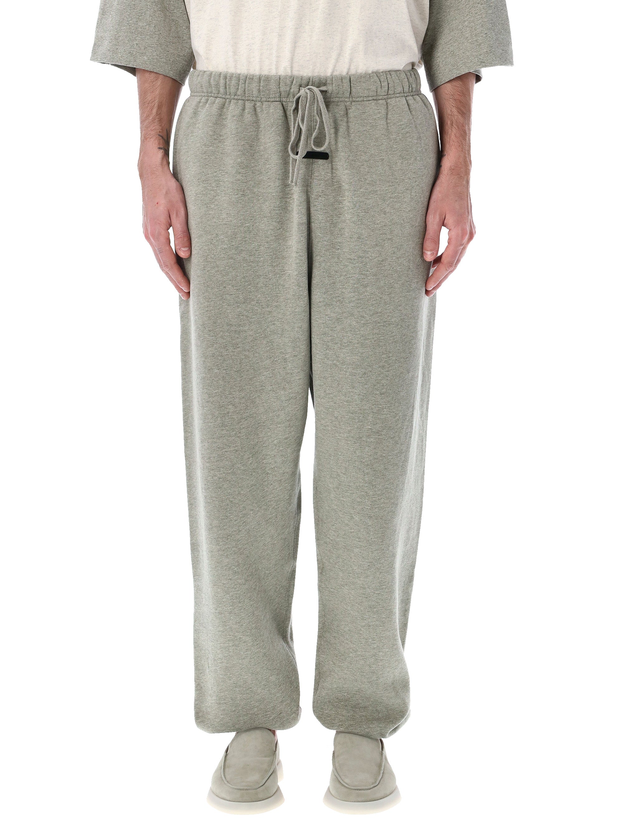 Essentials Fear Of God Signature Classic Sweatpants Concrete Heather Cotton Pant