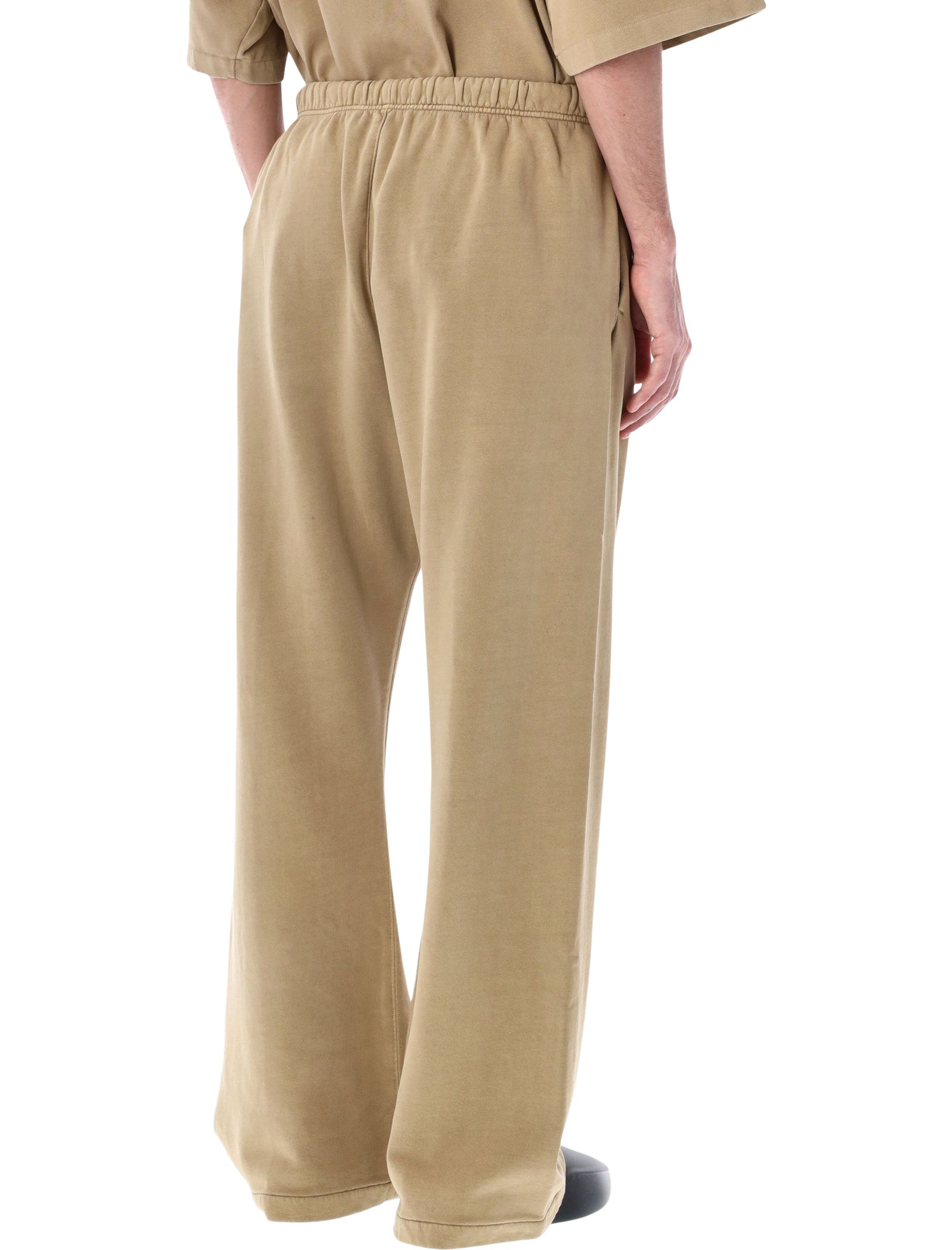 Essentials Fear Of God Training Classic Flare Beige Sweatpants Faded Dune Cotton Pant