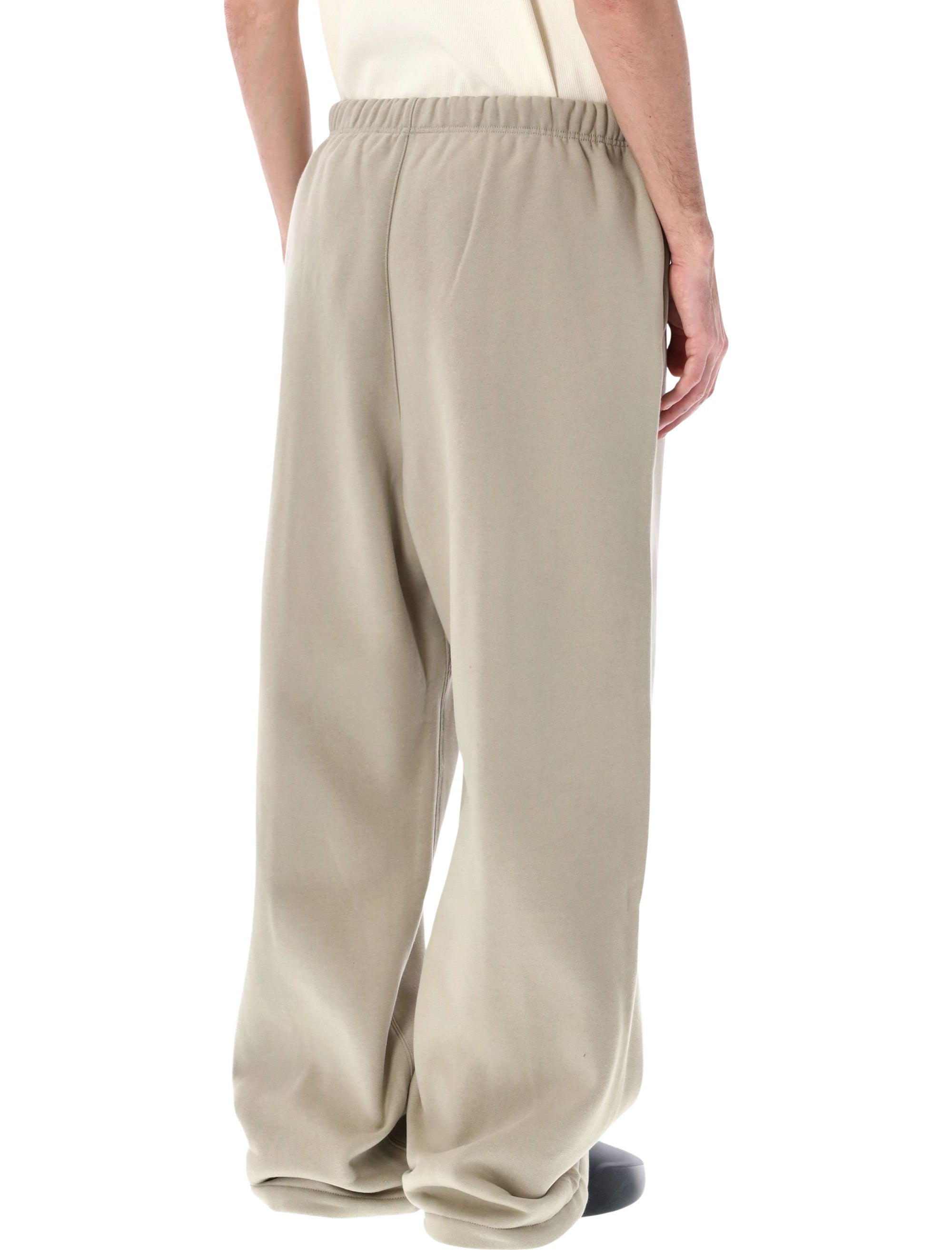Essentials Fear Of God Logo Lounge Sweatpants Beige Seal Cotton Pant