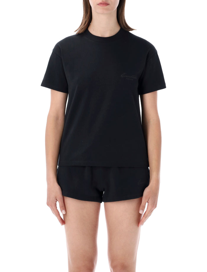 Essentials Fear Of God Black Classic Tee Vintage Cotton T-shirt