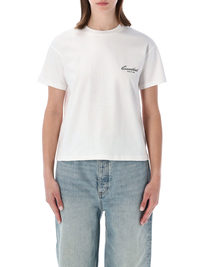 Essentials Fear Of God White Classic Tee Bright Cotton T-shirt