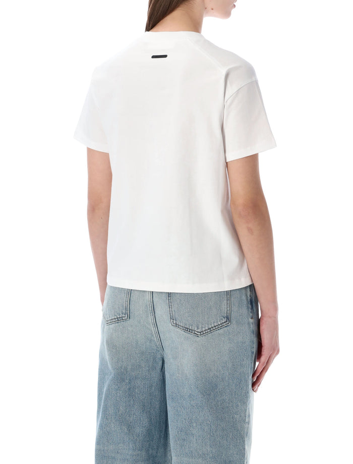 Essentials Fear Of God White Classic Tee Bright Cotton T-shirt