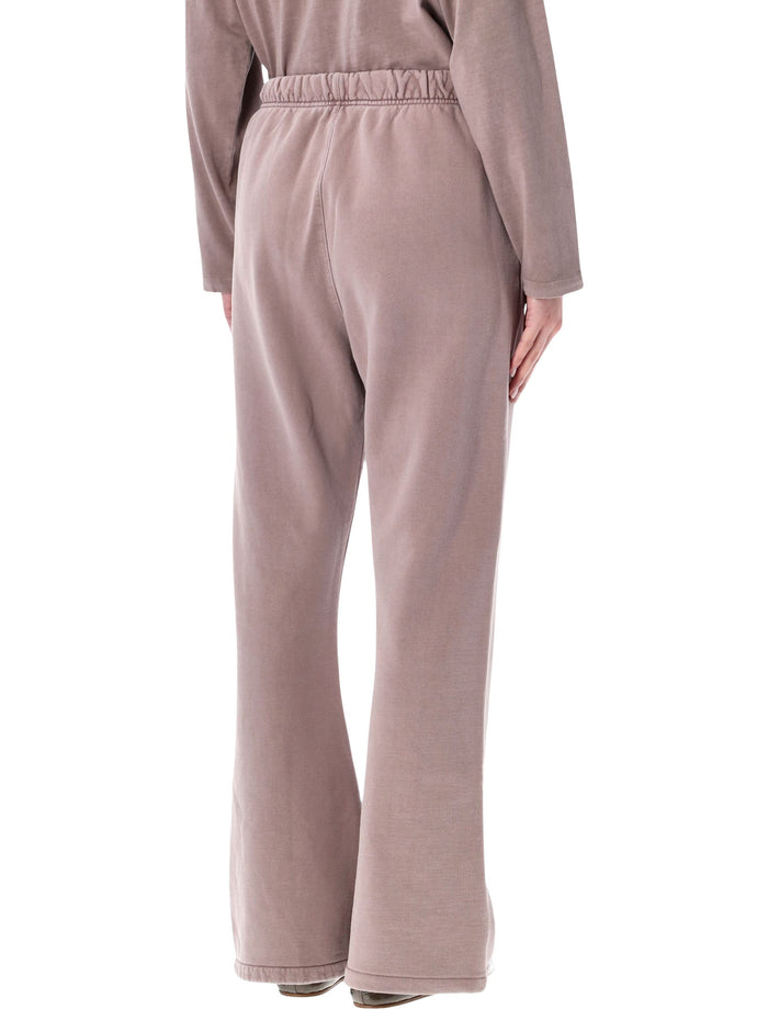 Essentials Fear Of God Mauve Signature Classic Flare Sweatpants Faded Cotton