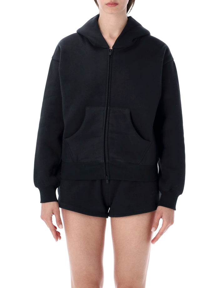 Essentials Fear Of God Black Full Zip Hoodie Vintage Cotton Sweatshirt