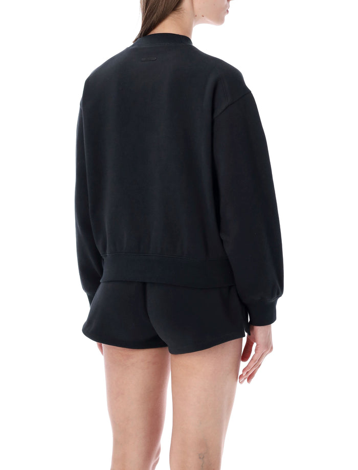 Essentials Fear Of God Black Classic Crewneck Sweatshirt Vintage Cotton