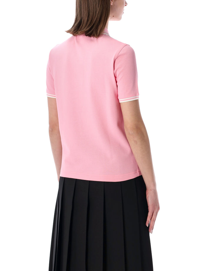 Comme Des Garçons Girl Pink Fred Perry Polo Cotton T-shirt