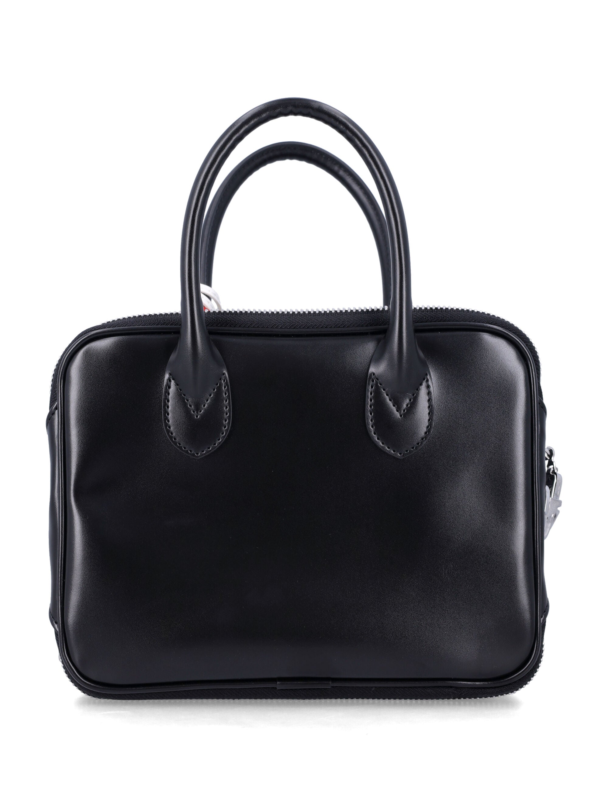 Comme Des Garçons Girl Mini Faux Leather Bag Black Synthetic Tote