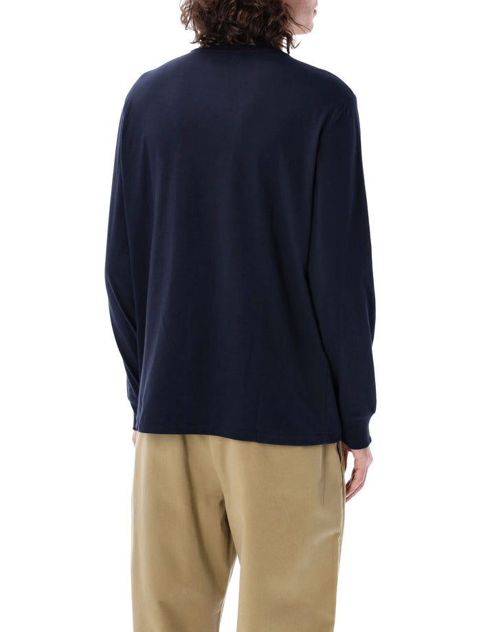 Polo Ralph Lauren Classic Long-Sleeve T-Shirt Navy Cotton Tshirt