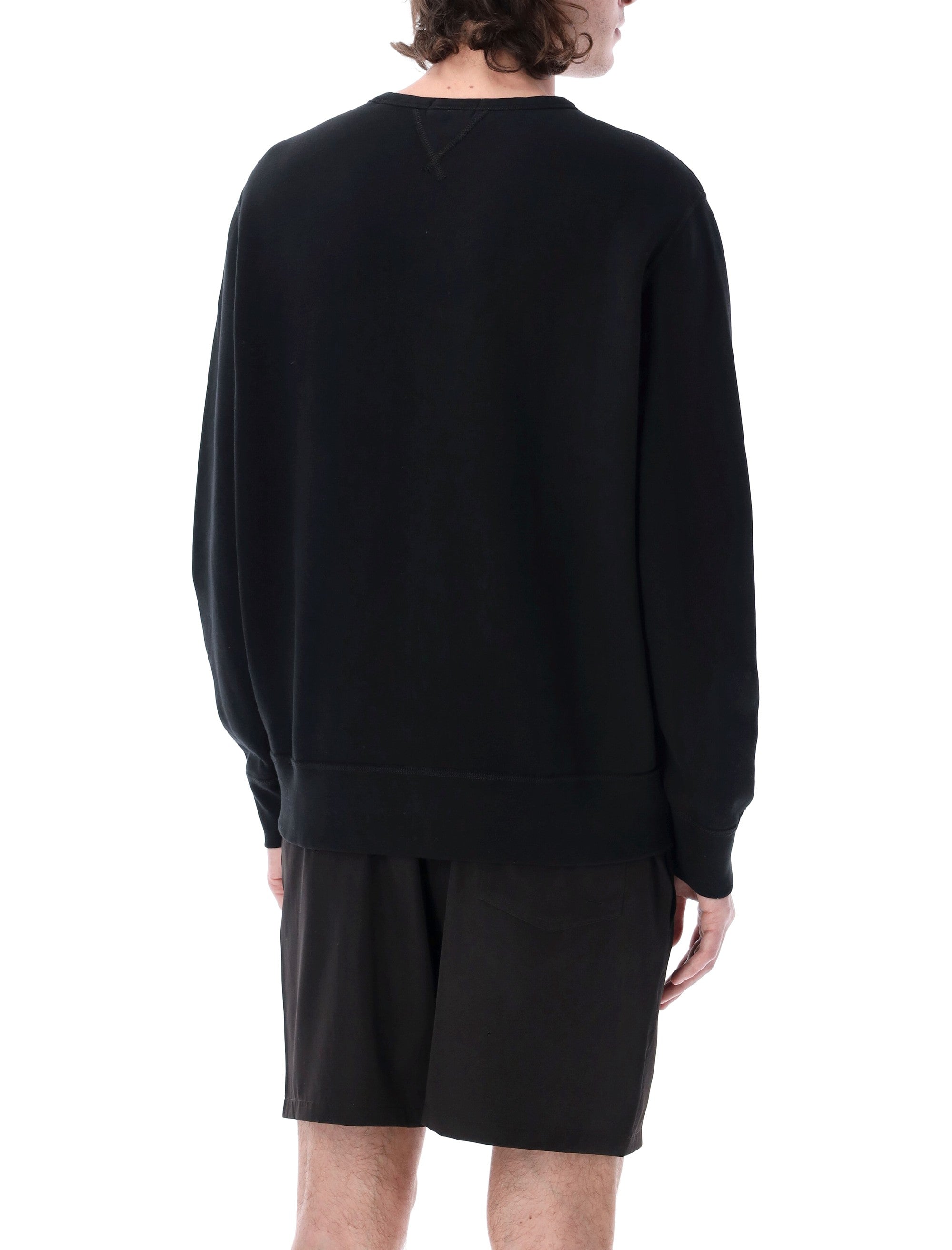Polo Ralph Lauren Cotton-Blend Crewneck Sweatshirt Black