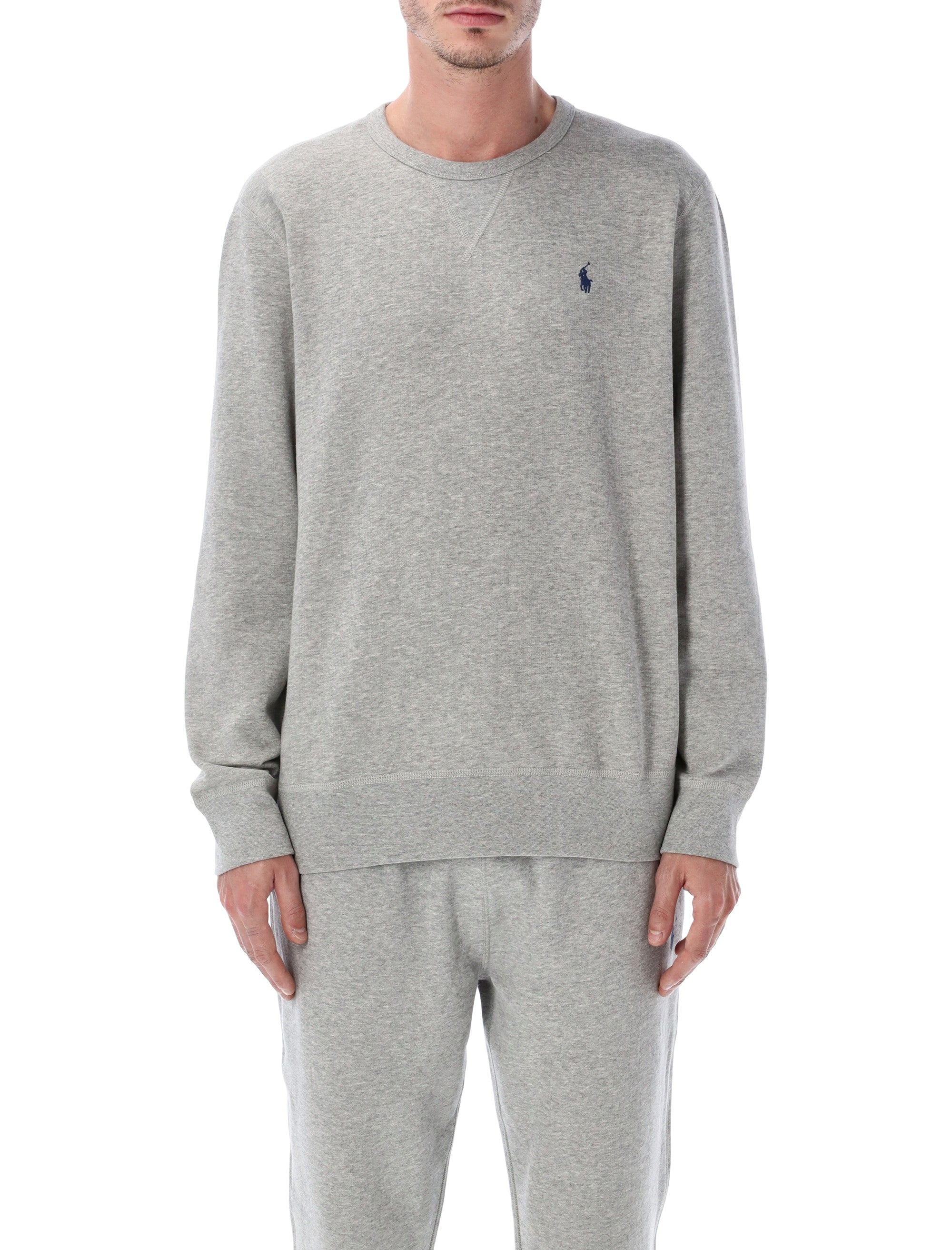 Polo Ralph Lauren Cotton-Blend Crewneck Sweatshirt Andover Heather