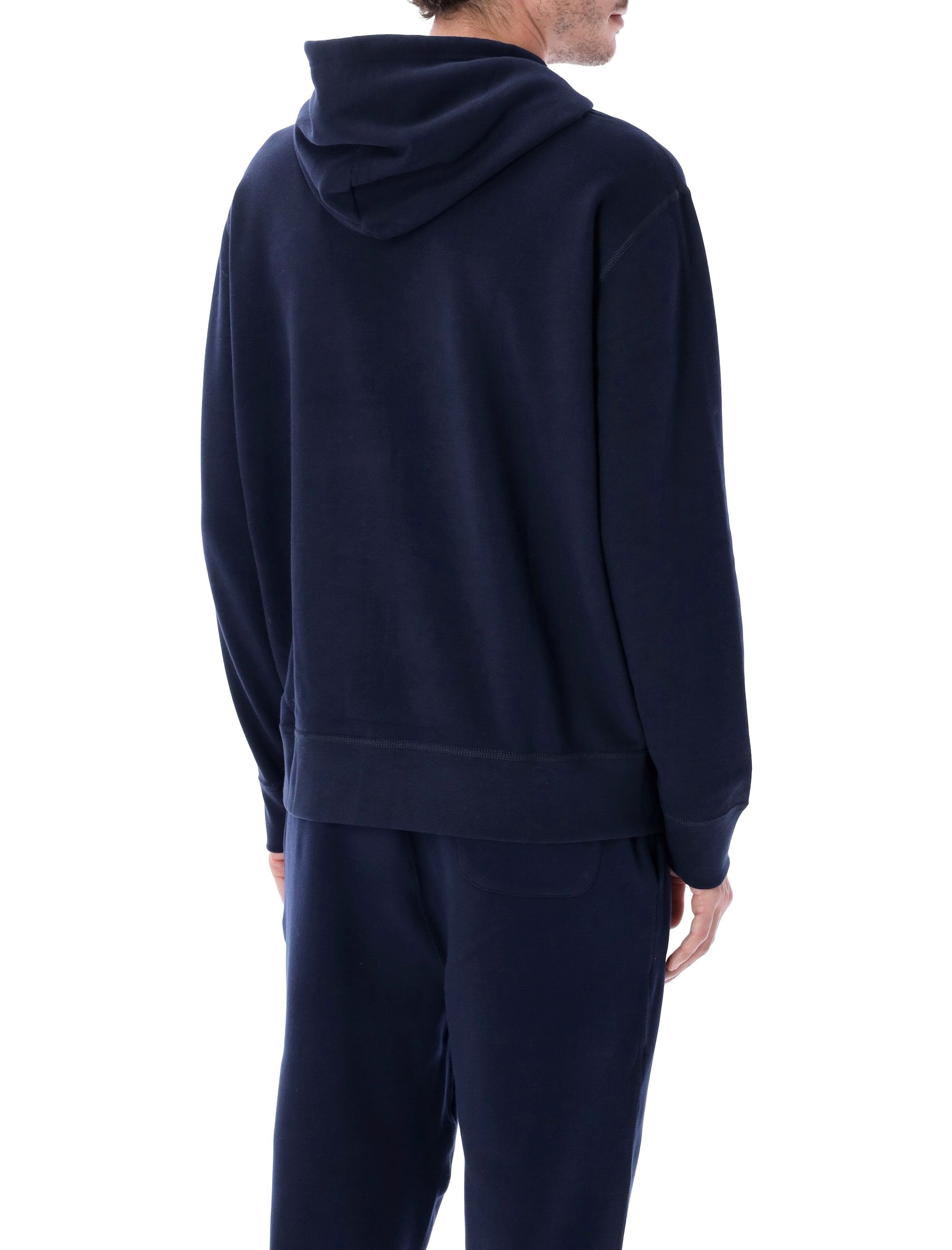 Polo Ralph Lauren Cotton-Blend Hoodie Navy Sweatshirt