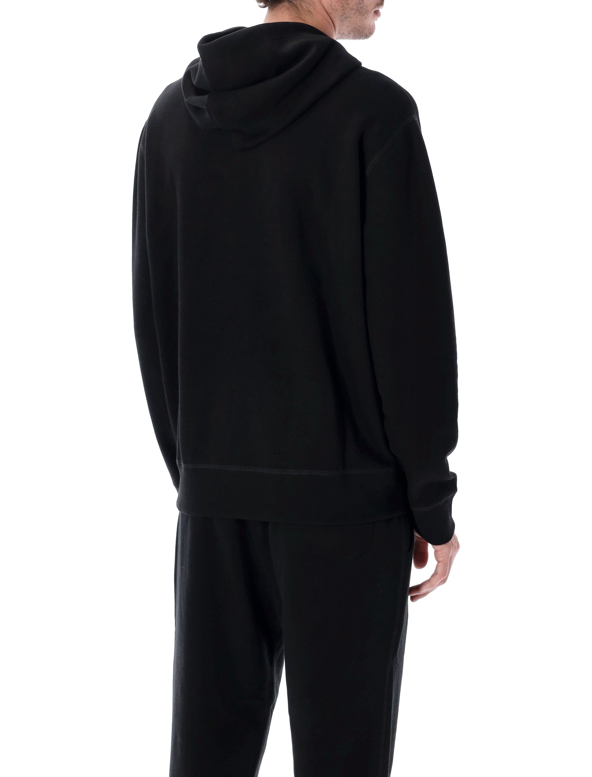 Polo Ralph Lauren Cotton-Blend Hoodie Black Sweatshirt