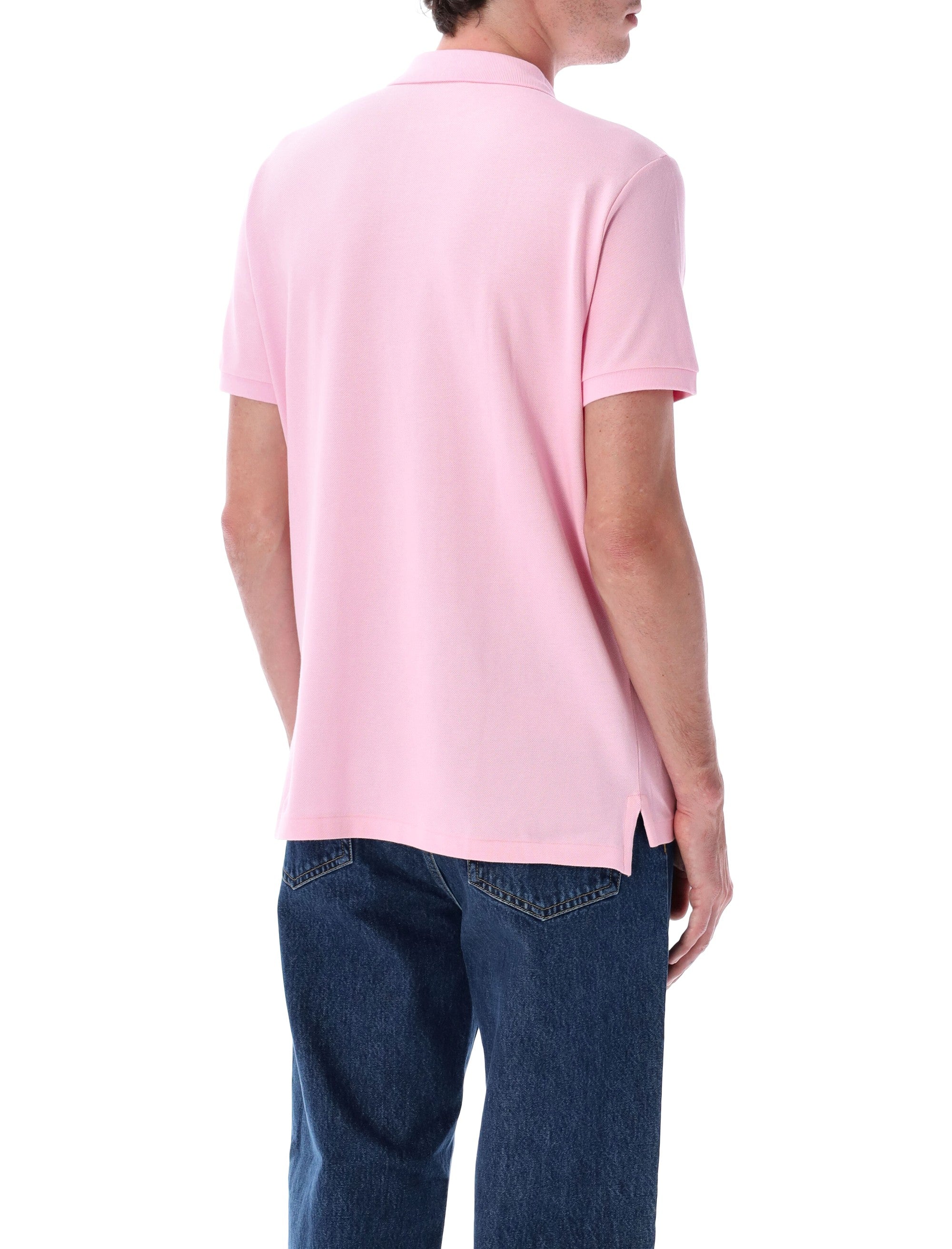 Polo Ralph Lauren Slim-Fit Cotton Piqué Shirt Caramel Pink Tshirt