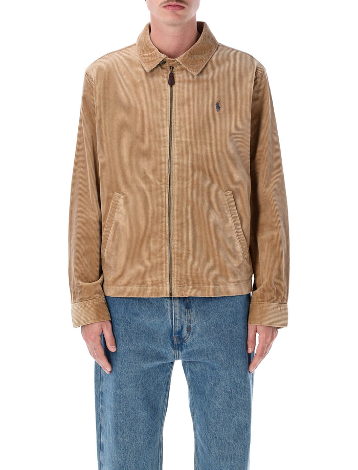 Polo Ralph Lauren Wynton Corduroy Jacket Vint Khaki Cotton Sleeve Lining
