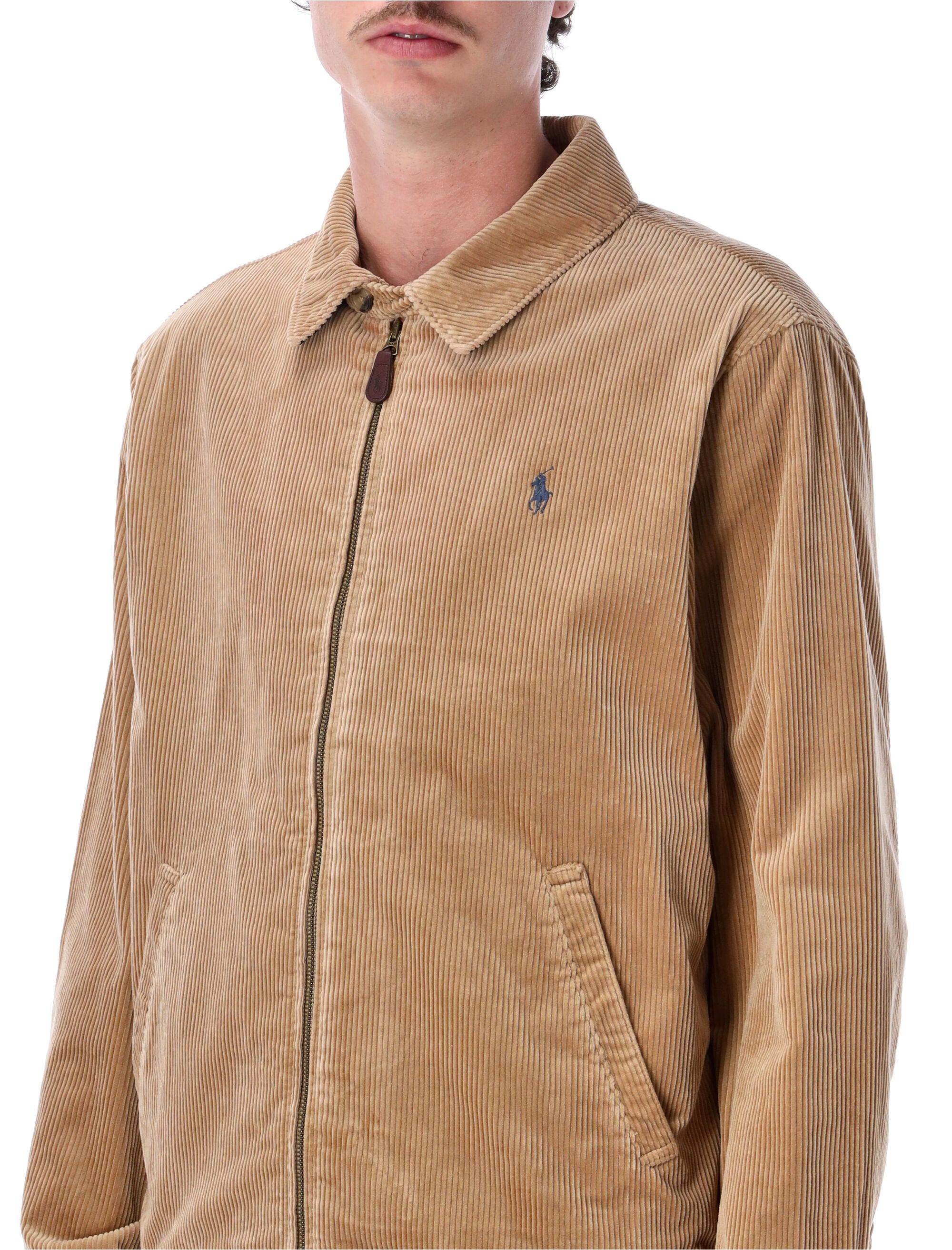 Polo Ralph Lauren Wynton Corduroy Jacket Vint Khaki Cotton Sleeve Lining