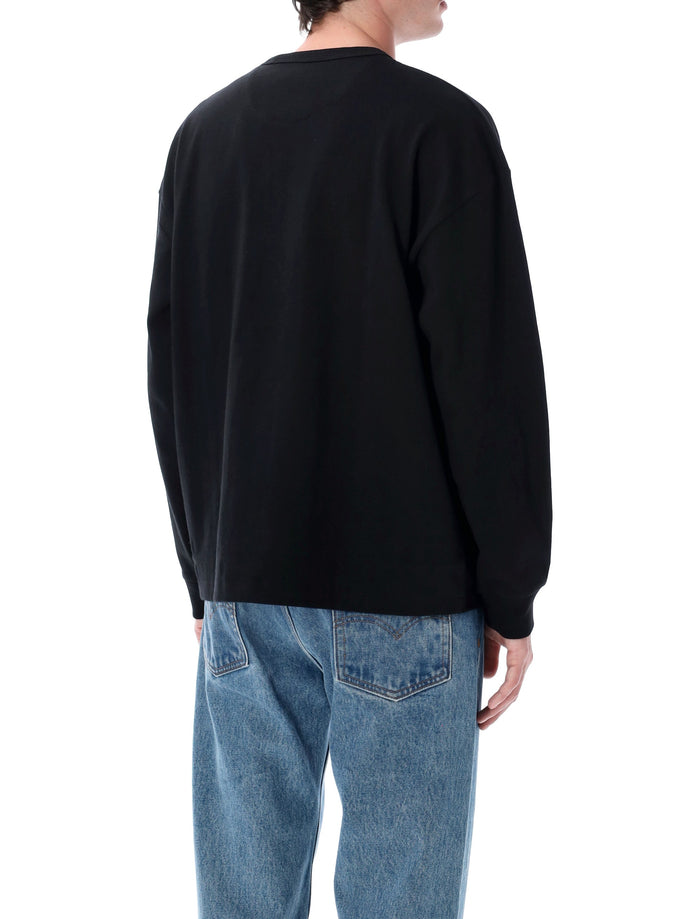 Polo Ralph Lauren Relaxed Fit Long-Sleeve T-Shirt Black Cotton