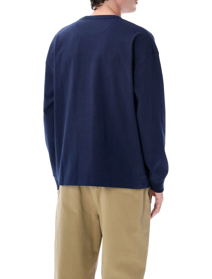 Polo Ralph Lauren Relaxed Fit Long-Sleeve T-Shirt Navy Cotton