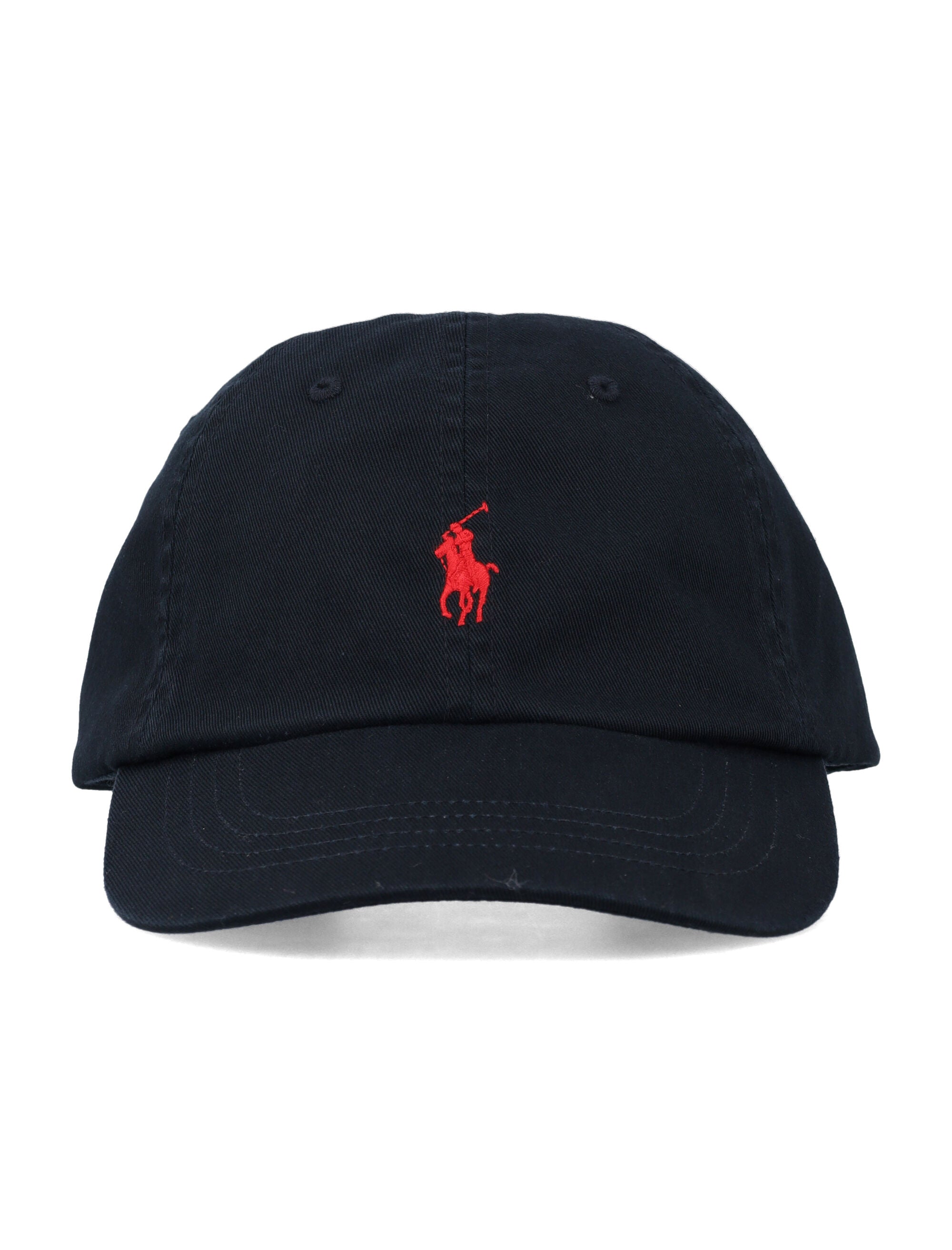 Polo Ralph Lauren Cotton Chino Baseball Cap Black Hat