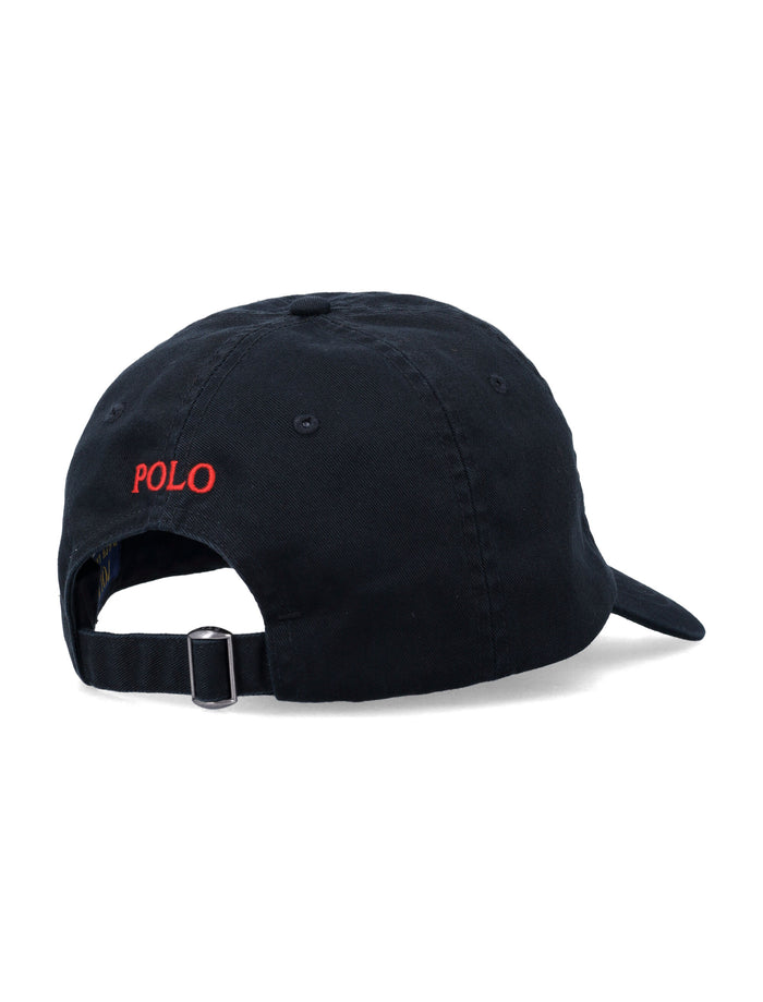 Polo Ralph Lauren Cotton Chino Baseball Cap Black Hat