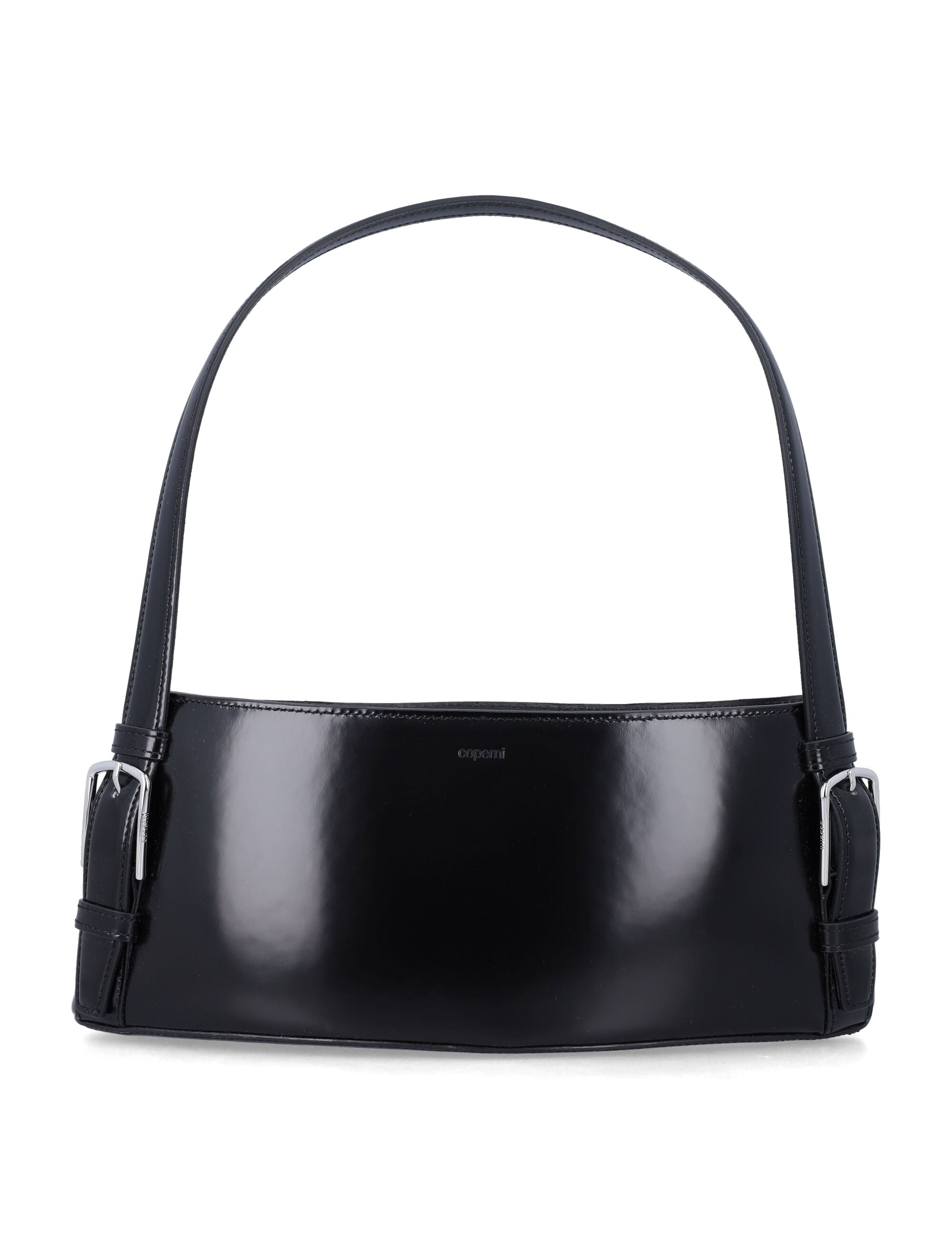 Coperni Ergonomic Leather Shoulder Bag Black
