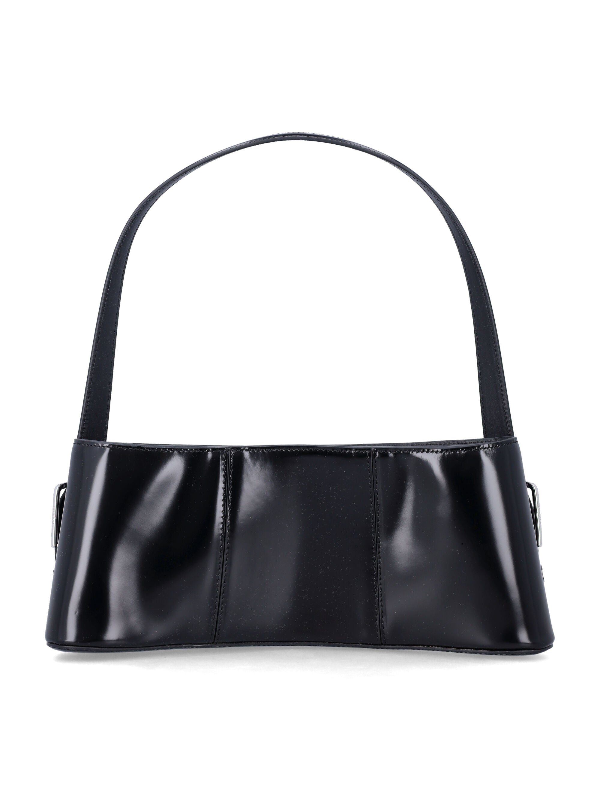 Coperni Ergonomic Leather Shoulder Bag Black