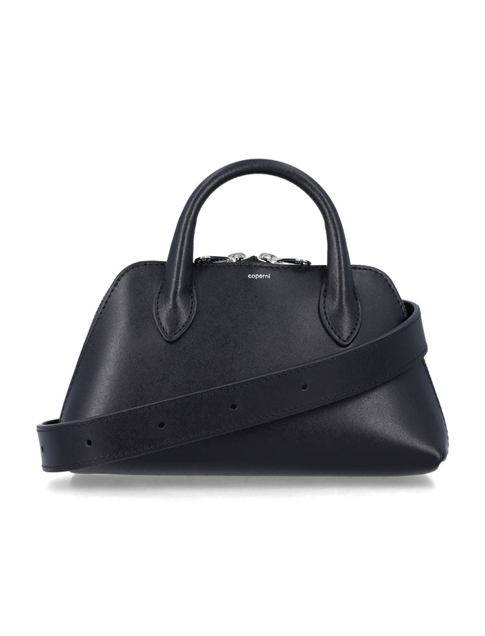 Coperni Leather Duffle Belt Bag Black Calf