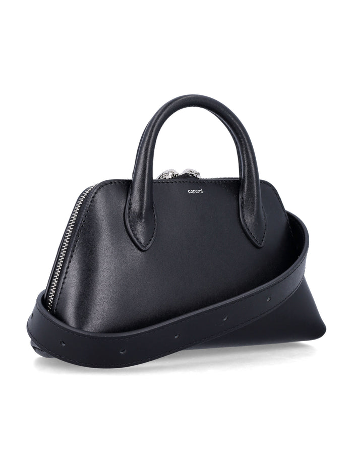 Coperni Leather Duffle Belt Bag Black Calf