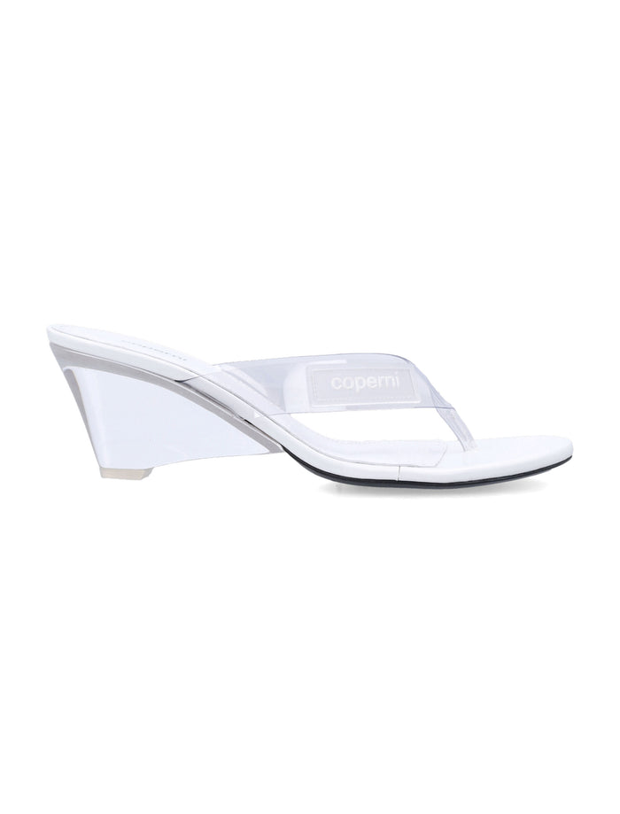 Coperni Lift Flip Flops Clear Pvc Sandal
