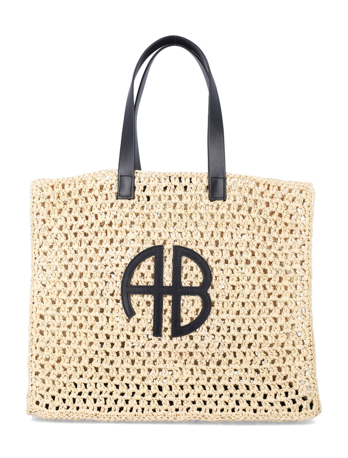 Anine Bing large Rio tote Sand Cellulose