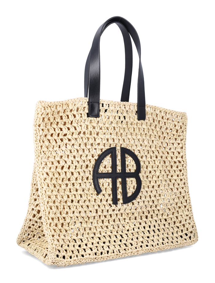 Anine Bing large Rio tote Sand Cellulose