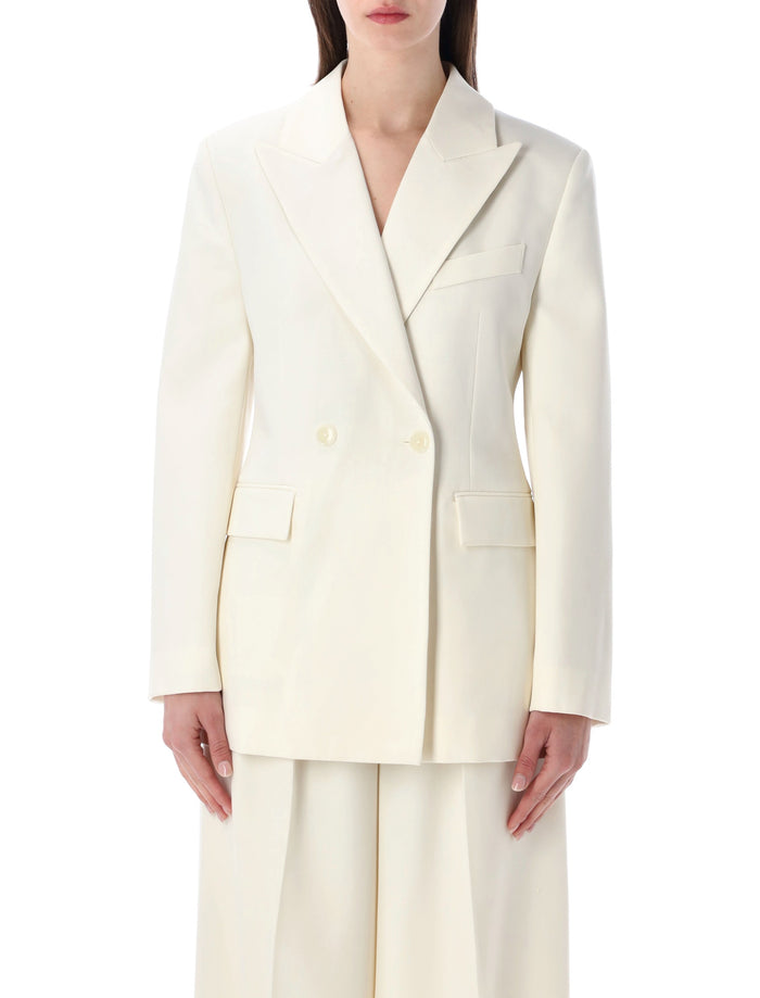 Anine Bing Tiphaine Blazer Ecru Polyester