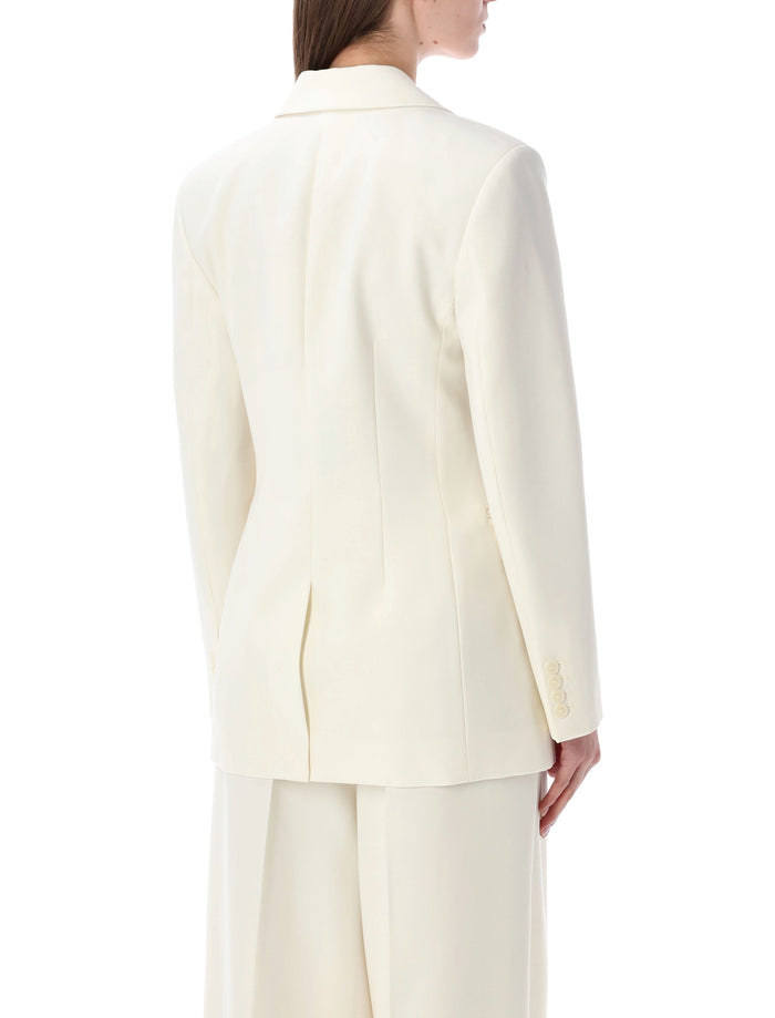 Anine Bing Tiphaine Blazer Ecru Polyester