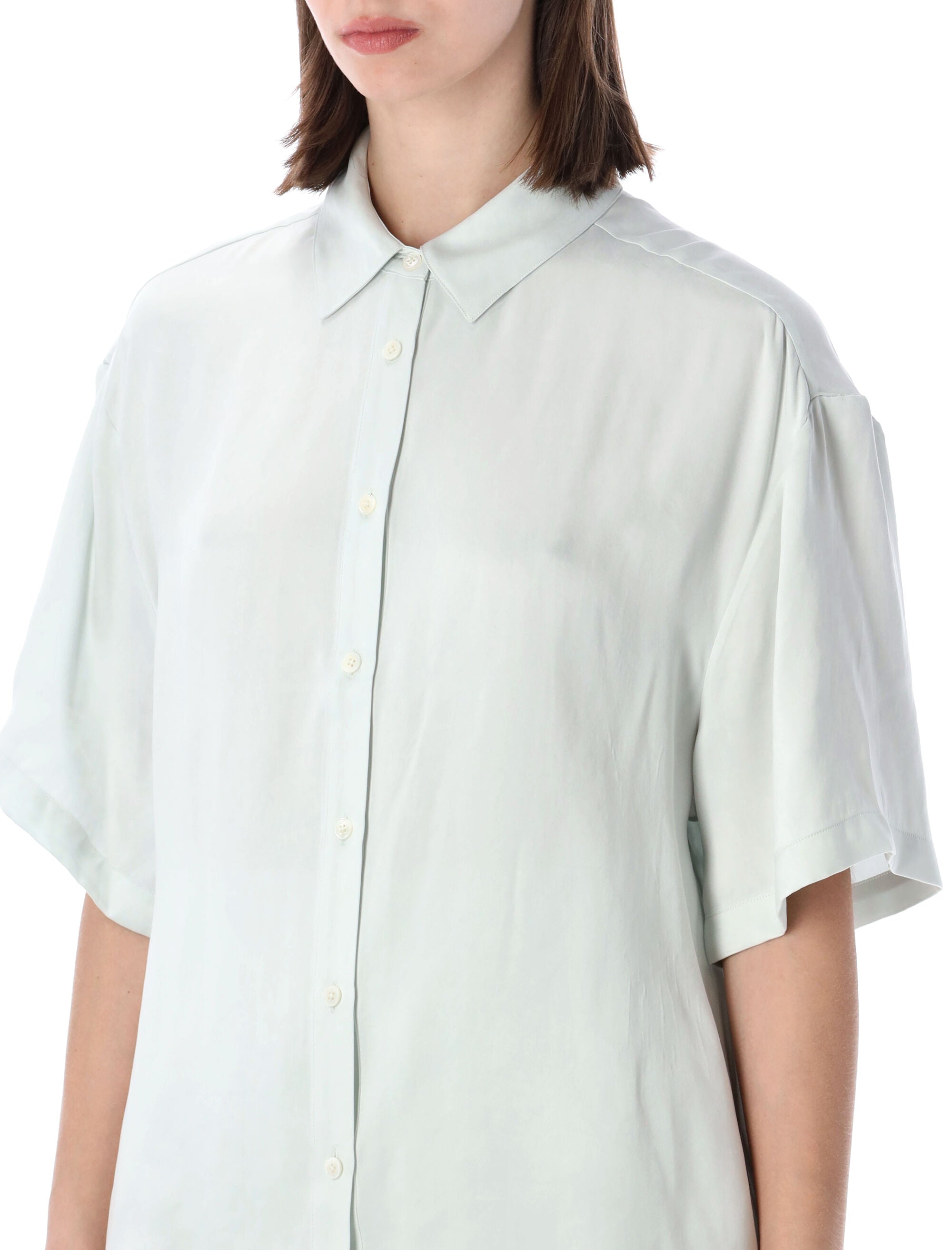 Anine Bing Coco Shirt Light Green Tencel